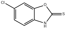 2-巯基-6-氯苯并恶唑 结构式