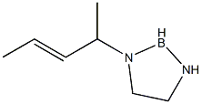 1,3-Dimethyl-2-[(E)-1-propenyl]-1,3,2-diazaborolidine 结构式