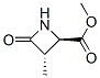 2-Azetidinecarboxylicacid,3-methyl-4-oxo-,methylester,(2R,3S)-(9CI) 结构式