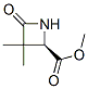 2-Azetidinecarboxylicacid,3,3-dimethyl-4-oxo-,methylester,(2R)-(9CI) 结构式