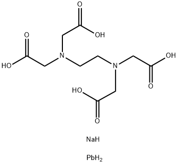 乙二胺四乙酸二钠铅水合物 结构式