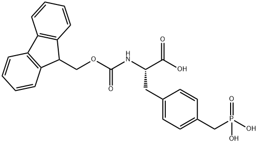 FMOC-L-4-磷酸基苯丙氨酸 结构式