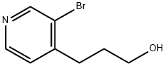 3-BROMO-4-(3-HYDROXYPROPYL)PYRIDINE 结构式