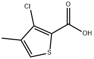 3-氯-4-甲基-2-噻吩酸 结构式