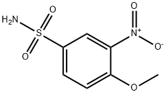 4-甲氧基-3-硝基苯并-1-磺酰胺 结构式