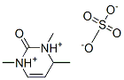 1H-3,4-dihydro-1,3,4-trimethyl-2-oxopyrimidinediylium sulphate  结构式