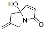 3H-Pyrrolizin-3-one, 5,6,7,7a-tetrahydro-7a-hydroxy-6-methylene- (9CI) 结构式