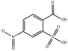 2-羧基-5-硝基苯磺酸 结构式