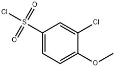 3-氯-4-甲氧基苯磺酰氯 结构式