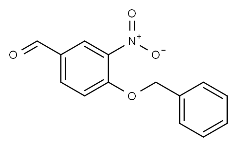 4-BENZYLOXY-3-NITRO-BENZALDEHYDE 结构式