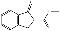 1H-茚-2-甲酸, 2,3-二氢-1-氧代-, 甲酯 结构式