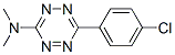 6-(p-Chlorophenyl)-N,N-dimethyl-1,2,4,5-tetrazin-3-amine 结构式