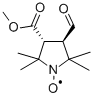 trans-3-Formyl-4-methoxycarbonyl-2,2,5,5-tetramethylpyrrolidin-1-yloxyl Radical 结构式