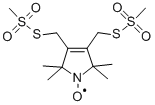 3,4-Bis-(methanethiosulfonyl-methyl)-2,2,5,5-tetramethyl-2,5-dihydro-1H-pyrrol-1-yloxy Radical 结构式