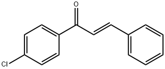 (2E)-1-(4-氯苯基)-3-苯基-2-丙烯-1-酮 结构式
