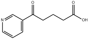 5-氧代-5-(吡啶-3-基)戊酸 结构式