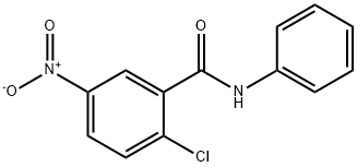 2-氯-5-硝基-N-苯基苯酰胺 结构式