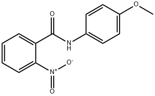 N-(4-甲氧基苯基)-2-硝基苯甲酰胺 结构式