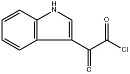 吲哚-3-乙醛酰氯 结构式