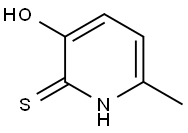 3-hydroxy-6-methyl-1H-pyridine-2-thione 结构式