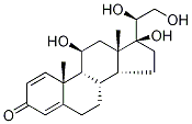 20(S)-羟基泼尼松龙 结构式