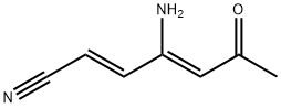 2,4-Heptadienenitrile, 4-amino-6-oxo-, (2E,4Z)- (9CI) 结构式