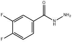 3,4-二氟苯-1-碳酰肼 结构式