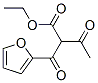 ETHYL 2-(FUR-2-OYL)ACETOACETATE 结构式