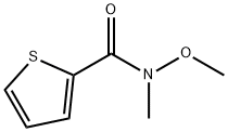 N-甲氧基-N-甲基噻吩-2-甲酰胺 结构式