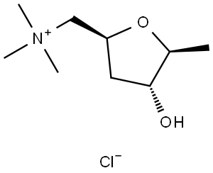 (+)-MUSCARINE CHLORIDE 结构式