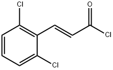 (2E)-3-(2,6-二氯苯基)丙烯酰氯 结构式