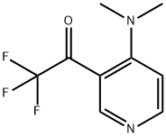 1-[4-(二甲氨基)吡啶-3-基]-2,2,2-三氟乙酮 结构式