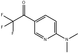 1-(6-(二甲氨基)吡啶-3-基)-2,2,2-三氟乙烷-1-酮 结构式