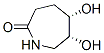 2H-Azepin-2-one, hexahydro-5,6-dihydroxy-, (5S,6R)- (9CI) 结构式