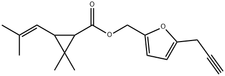 炔呋菊酯 结构式