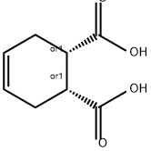 顺-4-环己烯-1,2-二羧酸 结构式