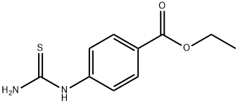 1-(4-乙氧羰基苯基)-2-硫脲 结构式