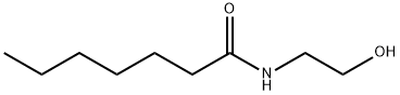 N-(2-羟乙基)庚酰胺 结构式