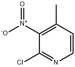 2-氯-4-甲基-3-硝基吡啶 结构式