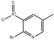 2-溴-3-硝基-5-甲基吡啶 结构式