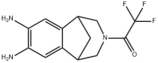 2,3,4,5-四氢-3-(三氟乙酰基)-1,5-甲桥-1H-3-苯并氮杂卓-7,8-二胺 结构式