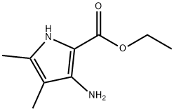 1H-Pyrrole-2-carboxylicacid,3-amino-4,5-dimethyl-,ethylester(9CI) 结构式