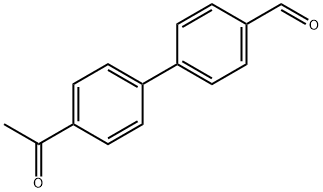 4'-乙酰基-[1,1'-联苯]-4-甲醛 结构式