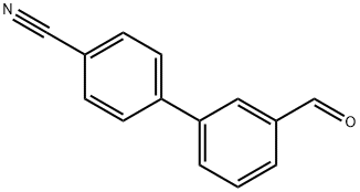 3'-甲酰基-[1,1'-联苯]-4-甲腈 结构式