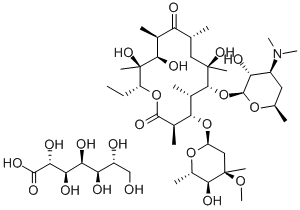 ERYTHROMYCIN GLUCEPTATE 结构式