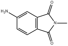 N-甲基-4-氨基-邻苯二甲酰亚胺 结构式