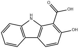 2-hydroxy-9H-carbazole-1-carboxylic acid 结构式