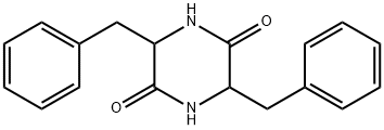 3,6-Dibenzylhexahydropyrazine-2,5-dione 结构式