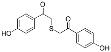 1-(4-HYDROXY-PHENYL)-2-[2-(4-HYDROXY-PHENYL)-2-OXO-ETHYLSULFANYL]-ETHANONE 结构式