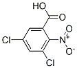 3,5-Dichloro-2-nitrobenzoic acid 结构式
